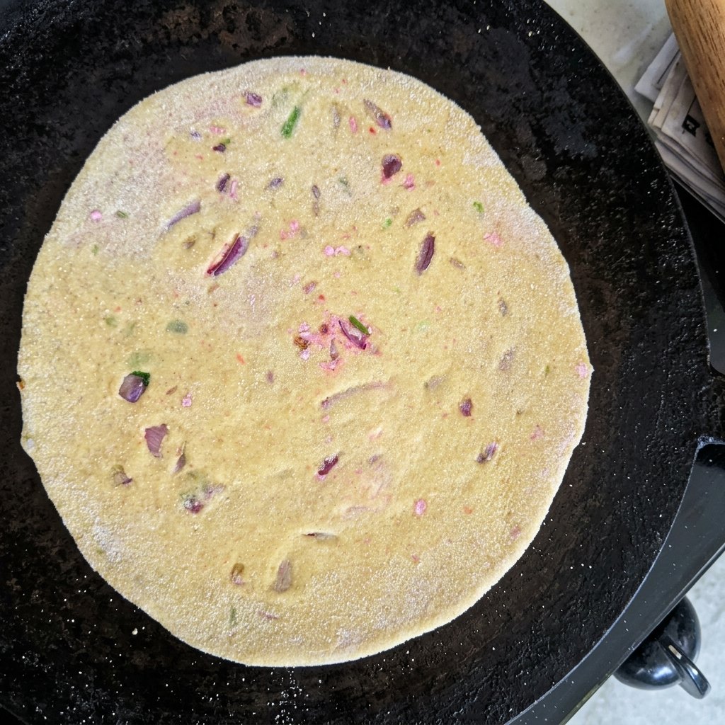 चुकंदर-पनीर पराठा | Pink Paneer Paratha — photo 5
